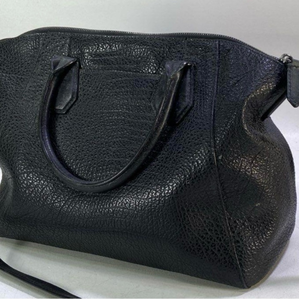 Michael Kors Black Textured Satchel - Picture 2 of 6